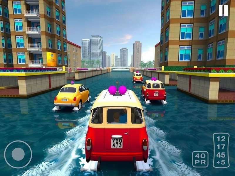 Vada Pav Cruise game screenshot showing Mumbai streets